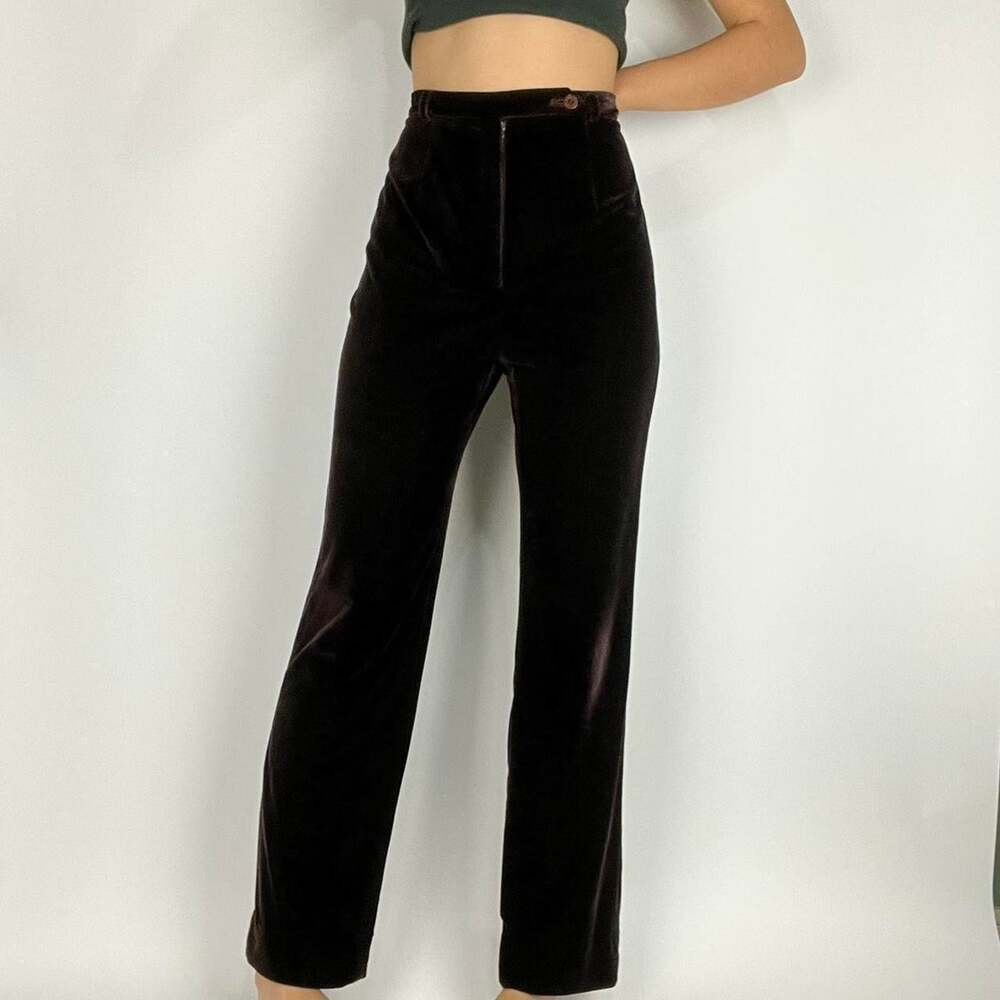 DK Active Women's Brown and Burgundy Trousers